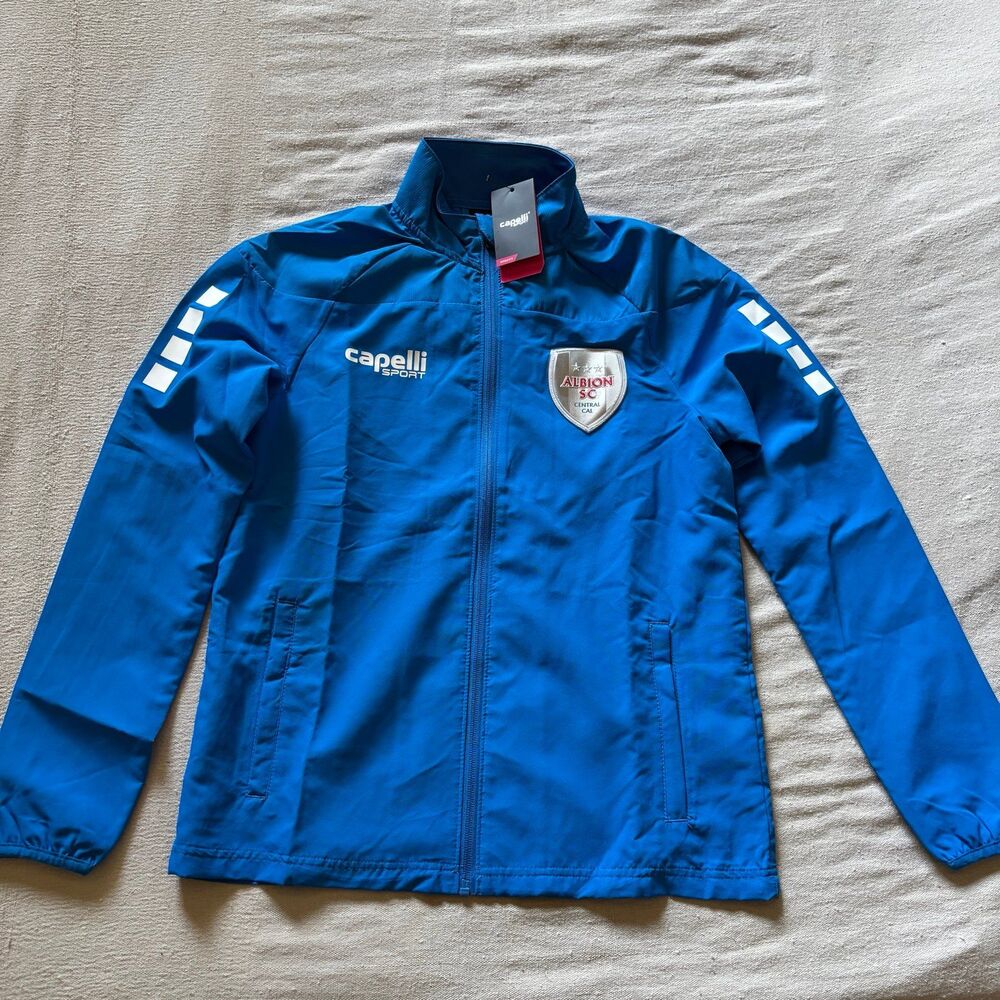 Capelli Sport Albion SC Central Cal Soccer Track Jacket (NWT)